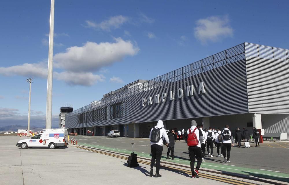 El Valencia ya está en Pamplona