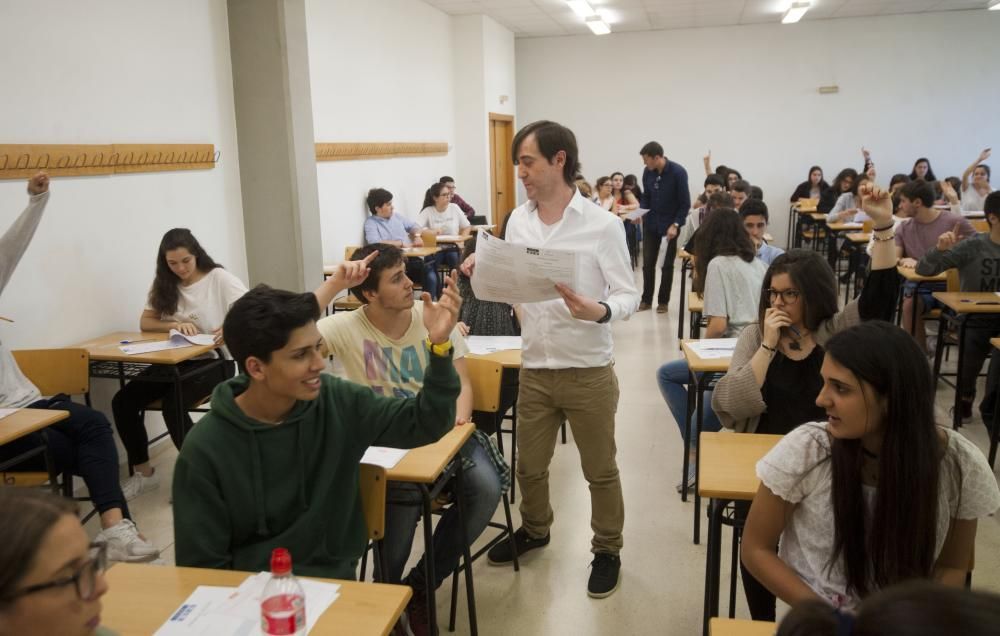 Primer día de selectividad en Galicia