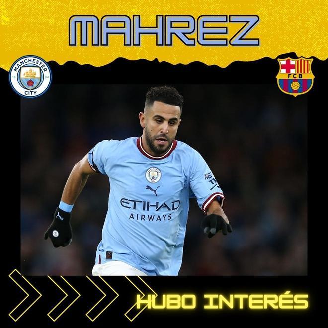 Mahrez sonó para reforzar el Barça en 2021 e incluso se habla de una reunión de sus representantes con el conjunto azulgrana. También cuando abandonó el Leicester en 2017.