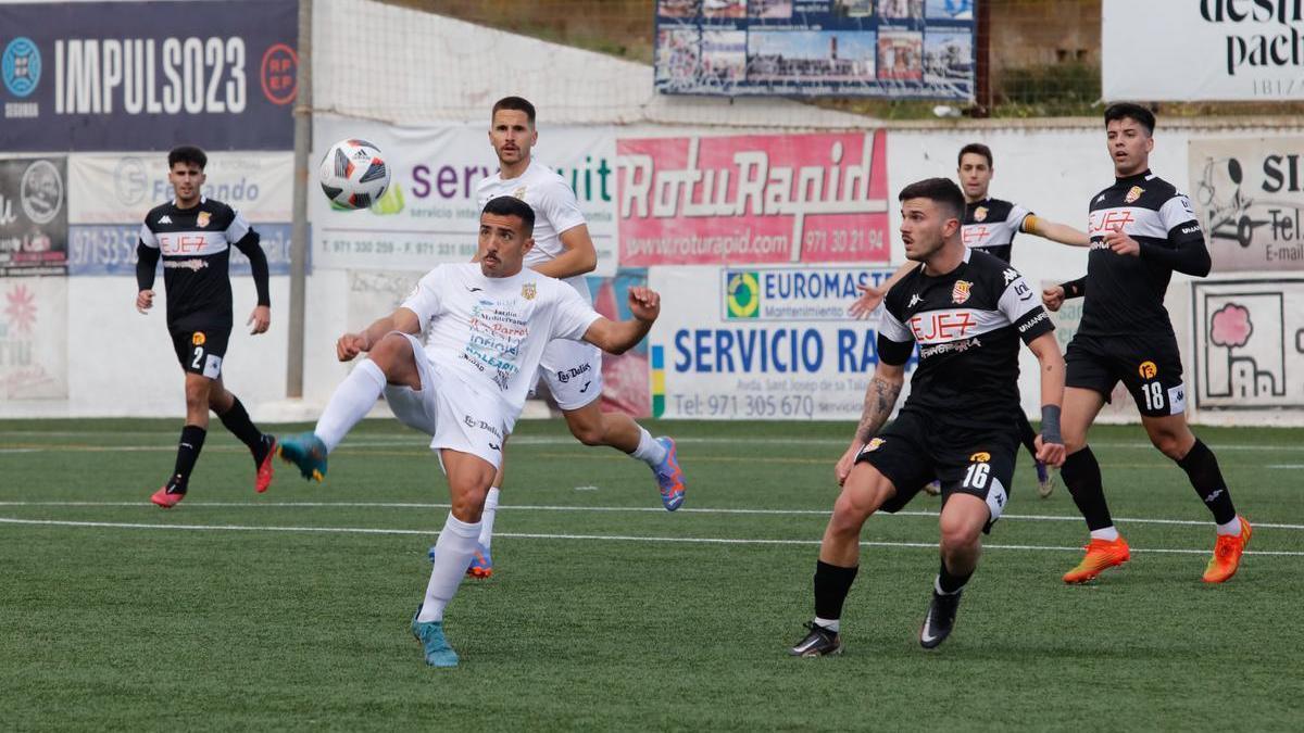 Una imagen del encuentro de la Peña Deportiva frente al Manresa.