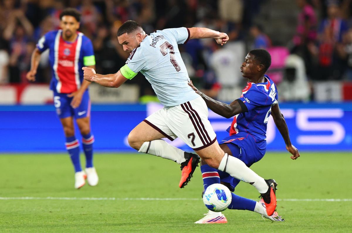 Las imágenes de la final de la Supercopa de Europa: PSG-Aston Villa.