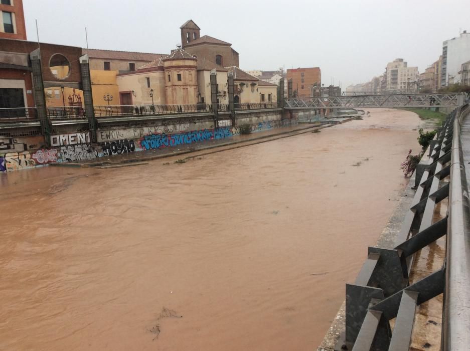 Las imágenes del temporal de lluvia en Málaga