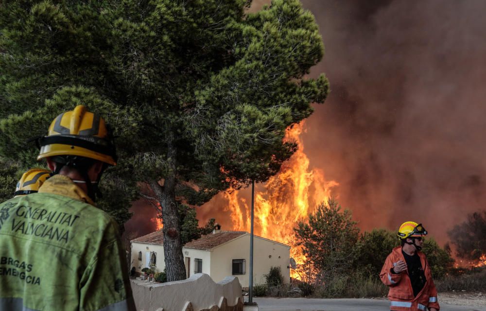 Incendio en Jávea