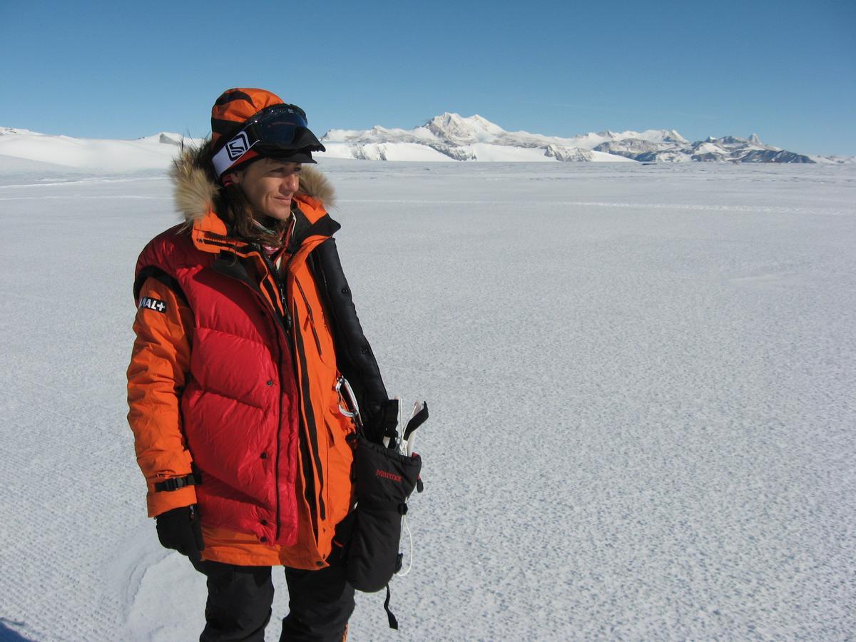 La alpinista Chus Lago.