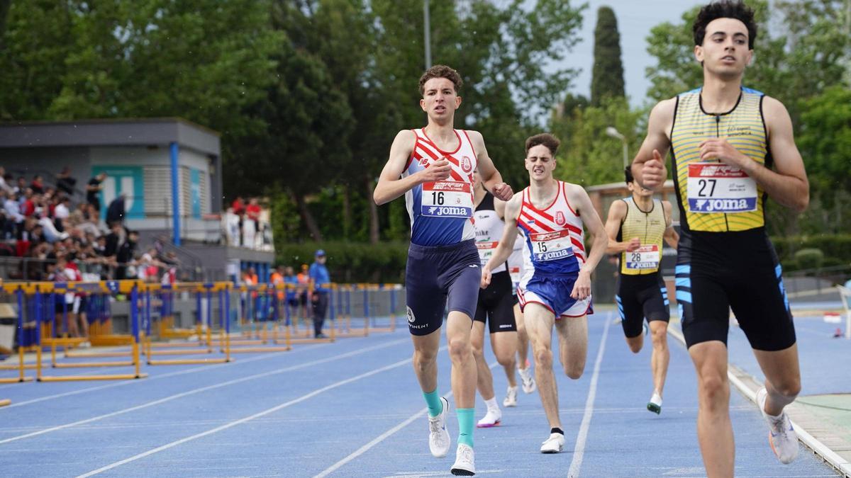 L'estadi d'atletisme del Congost va acollir la primera jornada de la Lliga Joma masculina