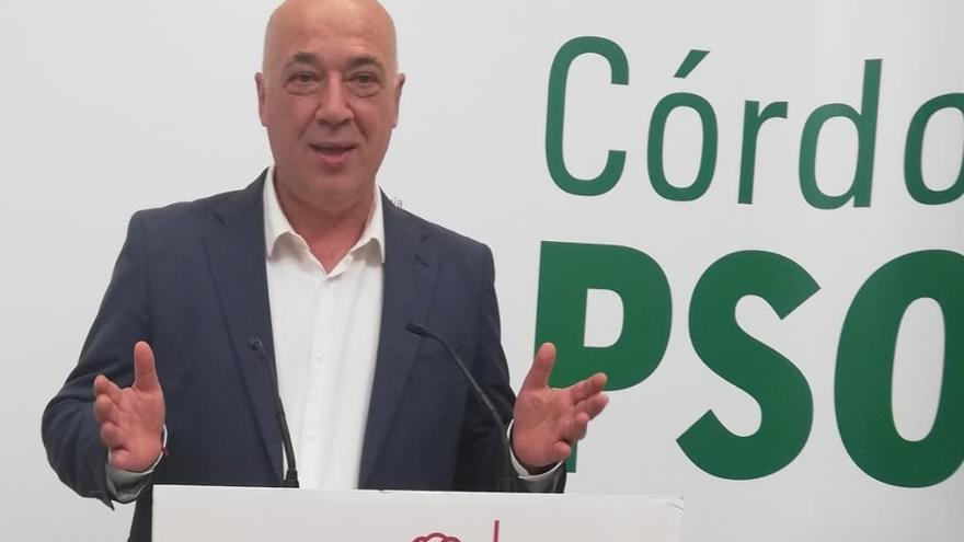 Antonio Ruiz, en la sede del PSOE de Córdoba.