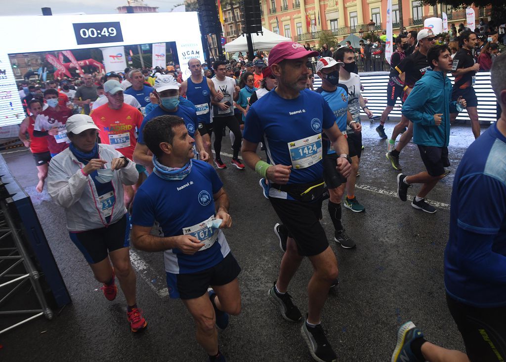 Así fue la salida de la maratón y la media maratón de Murcia (II)