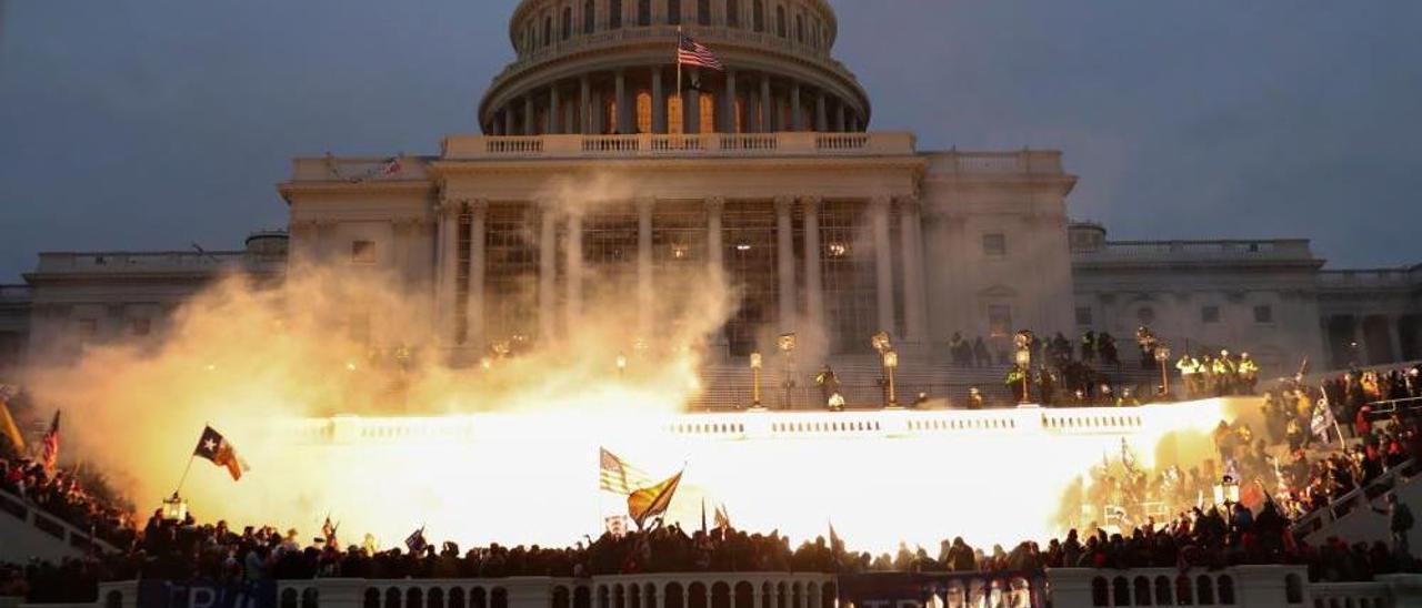 Asalto de los seguidores de Trump al Capitolio de Estados Unidos.