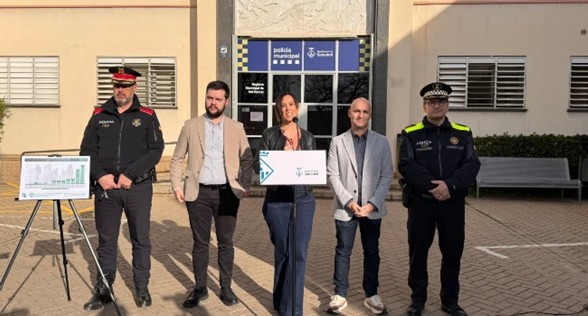 Rueda de prensa de la alcaldesa de Sabadell sobre ocupaciones evitadas.