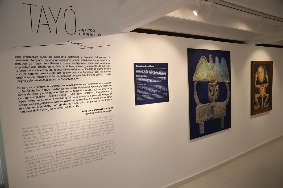 Exposición 'Jugando entre líneas' de Tayó en el CIC El Almacén (Arrecife) Exposición 'Jugando entre líneas' de Tayó en el CIC El Almacén (Arrecife)