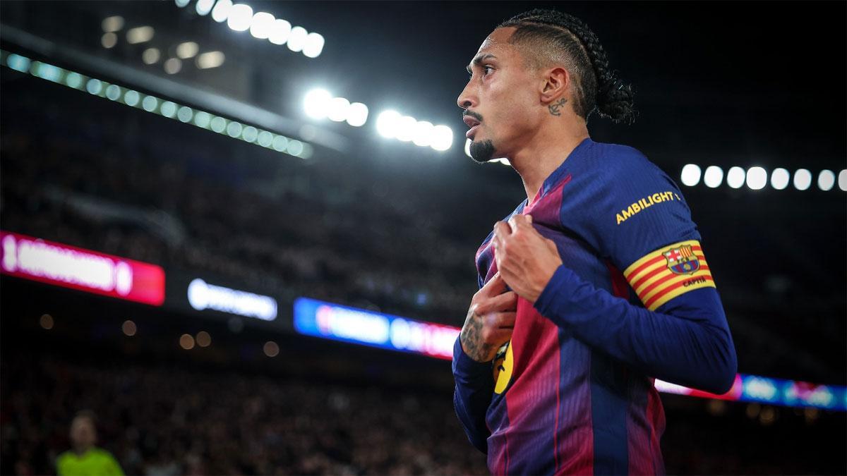 Compromiso total de Raphinha con el Barça