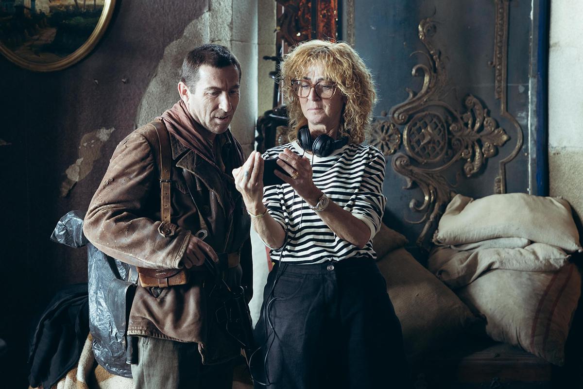 Mamen Quintas con el actor Antonio de la Torre