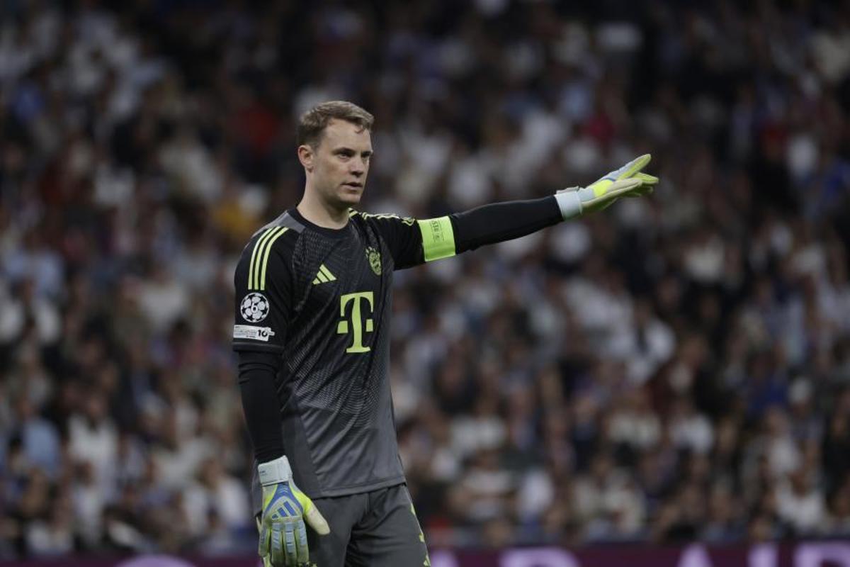 Manuel Neuer durante los cuartos de final de la Champions League ante el Real Madrid
