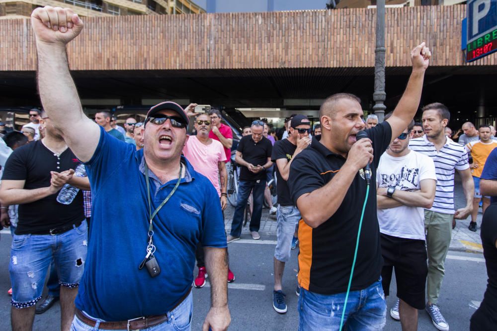 Huelga del taxi en València