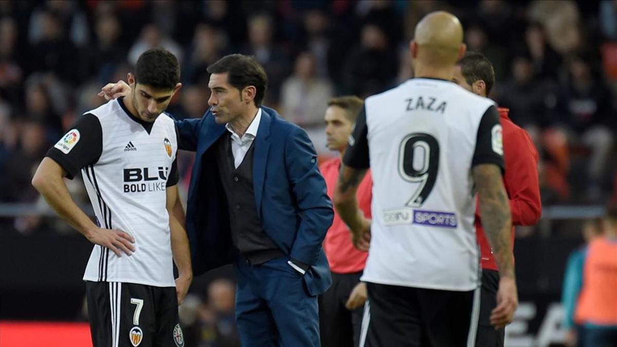 Marcelino dirigió al Valencia antes de viajar a Asturias