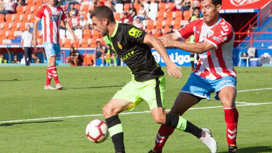 Dani RodrÃ­guez en un partido de la temporada