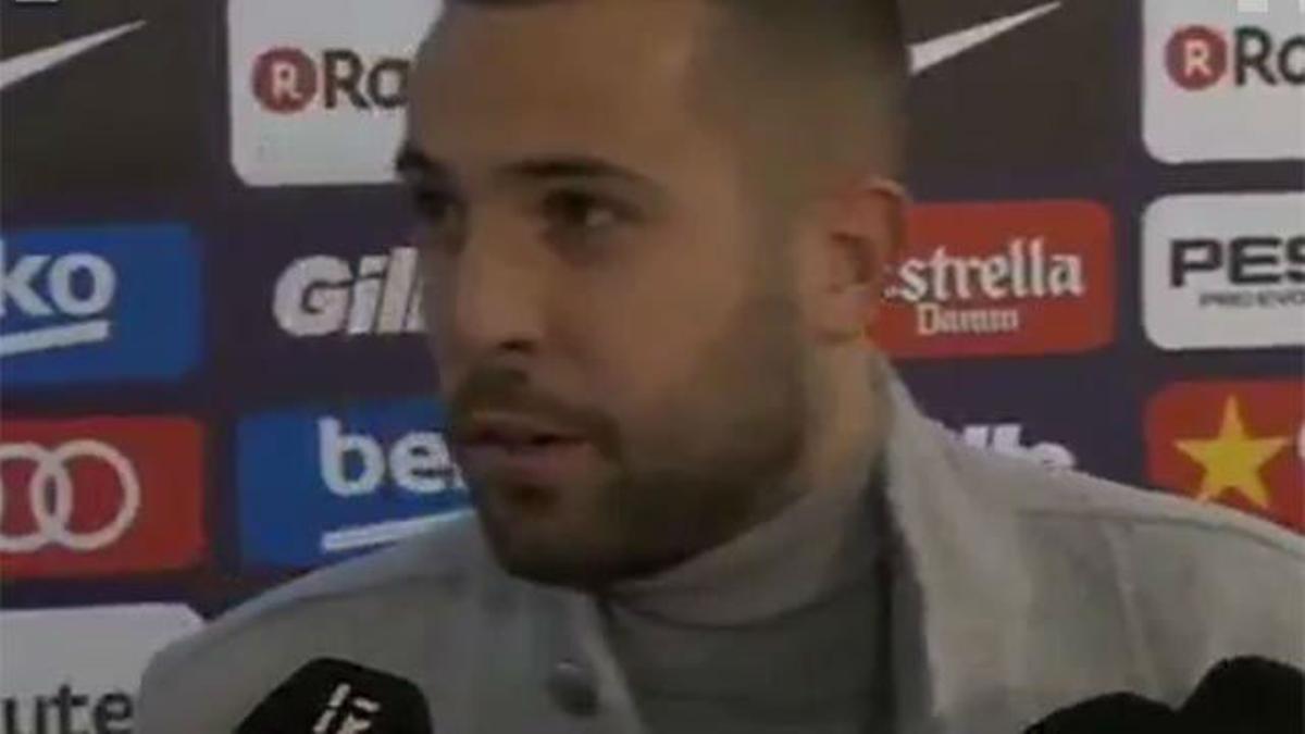 Jordi Alba elogió la llegada de Coutinho