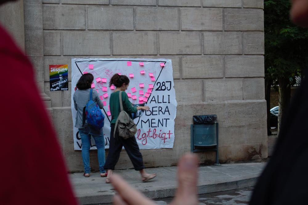 Concentració contra l'homofòbia a Solsona