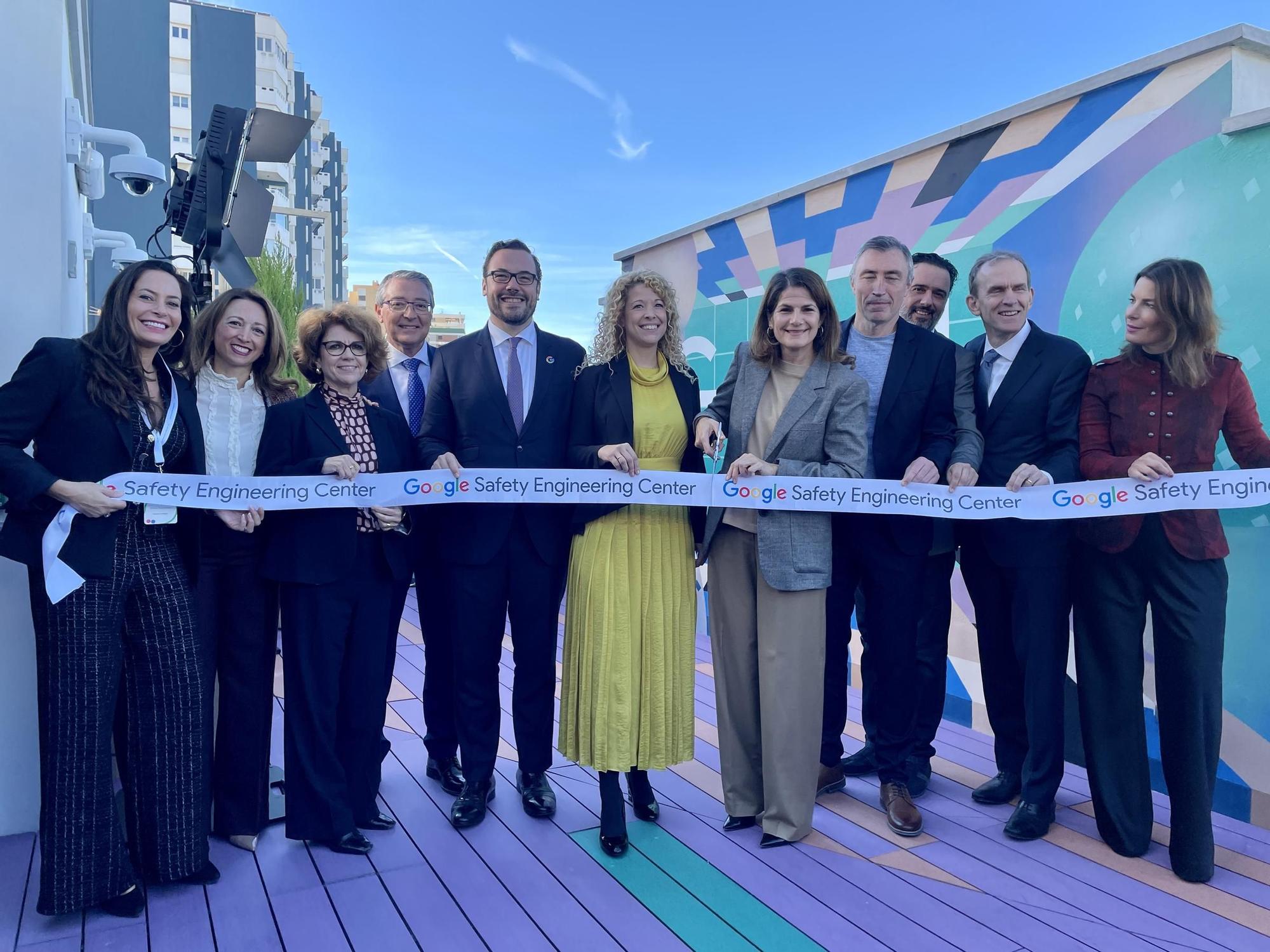 La inauguración del Centro de Ciberseguridad de Google en Málaga, en imágenes.