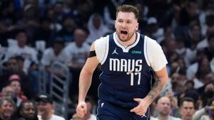 Luka Doncic, en el quinto partido entre Dallas Mavericks y LA Clippers