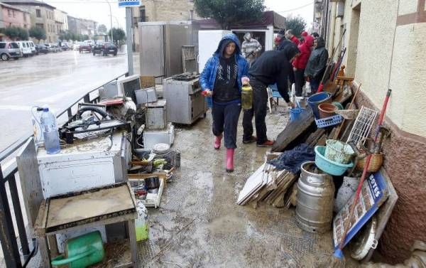 Fotogalería: Lluvias torrenciales en Aragón