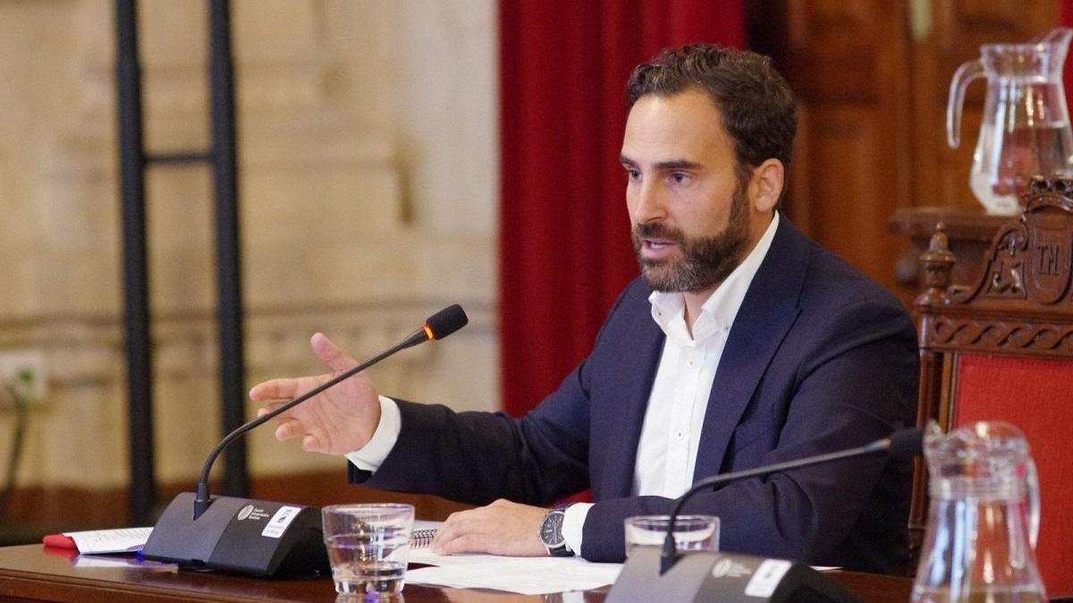 El portavoz del PSOE en el Ayuntamiento de Málaga, Daniel Pérez.