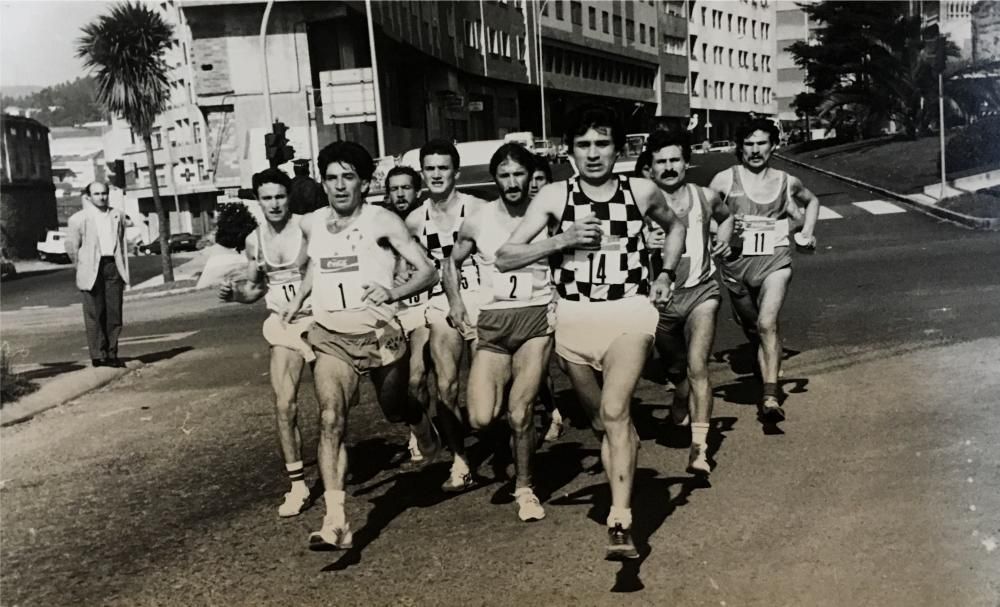 Así era el Gran Fondo de Pontevedra, precursora del actual medio maratón