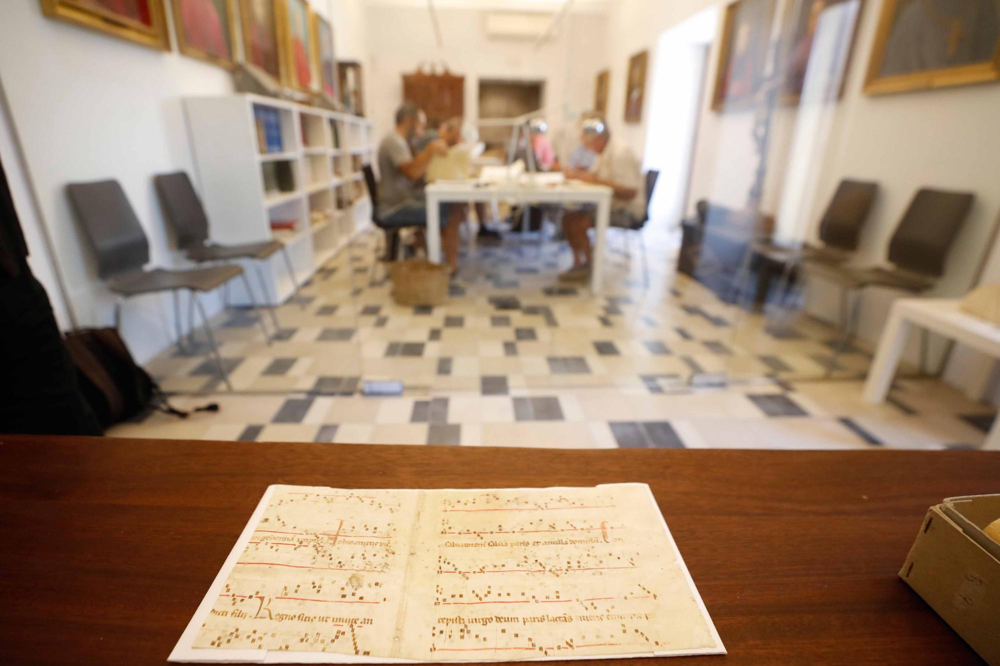 Ibiza custodia la partitura polifónica más antigua de Balears