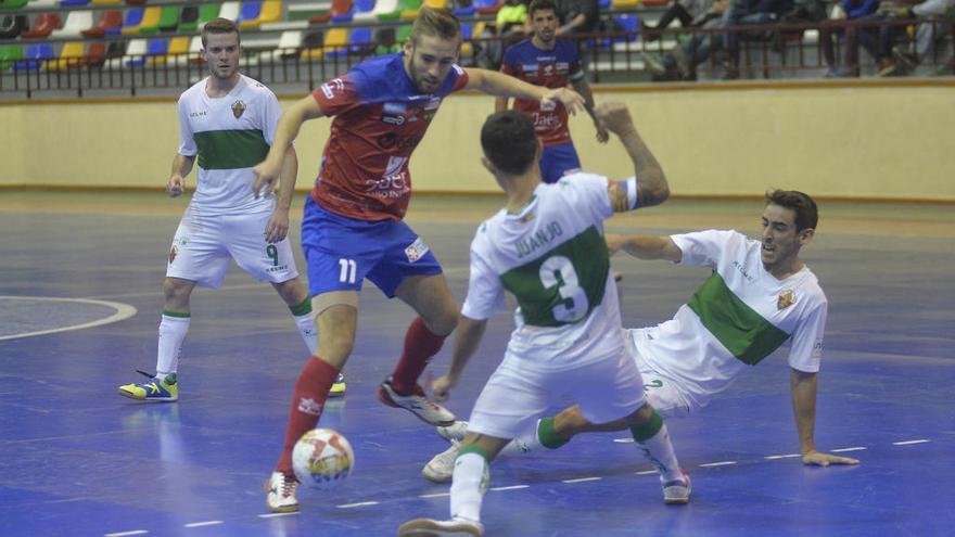 Imagen del encuentro del pasado sábado entre el Elche y el Mengíbar