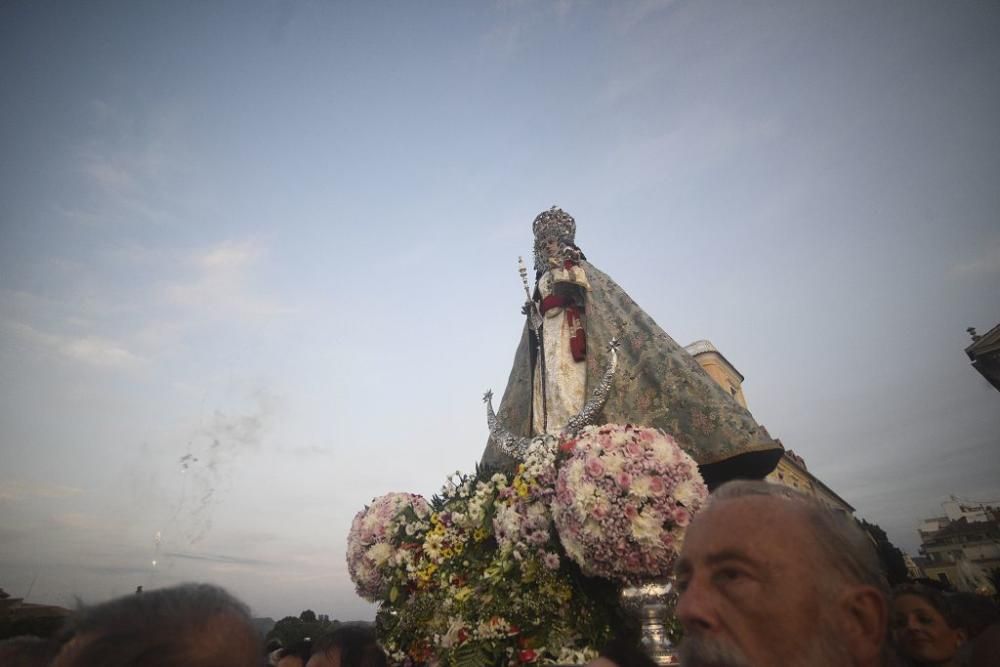 La Fuensanta baja en romería hasta la Catedral