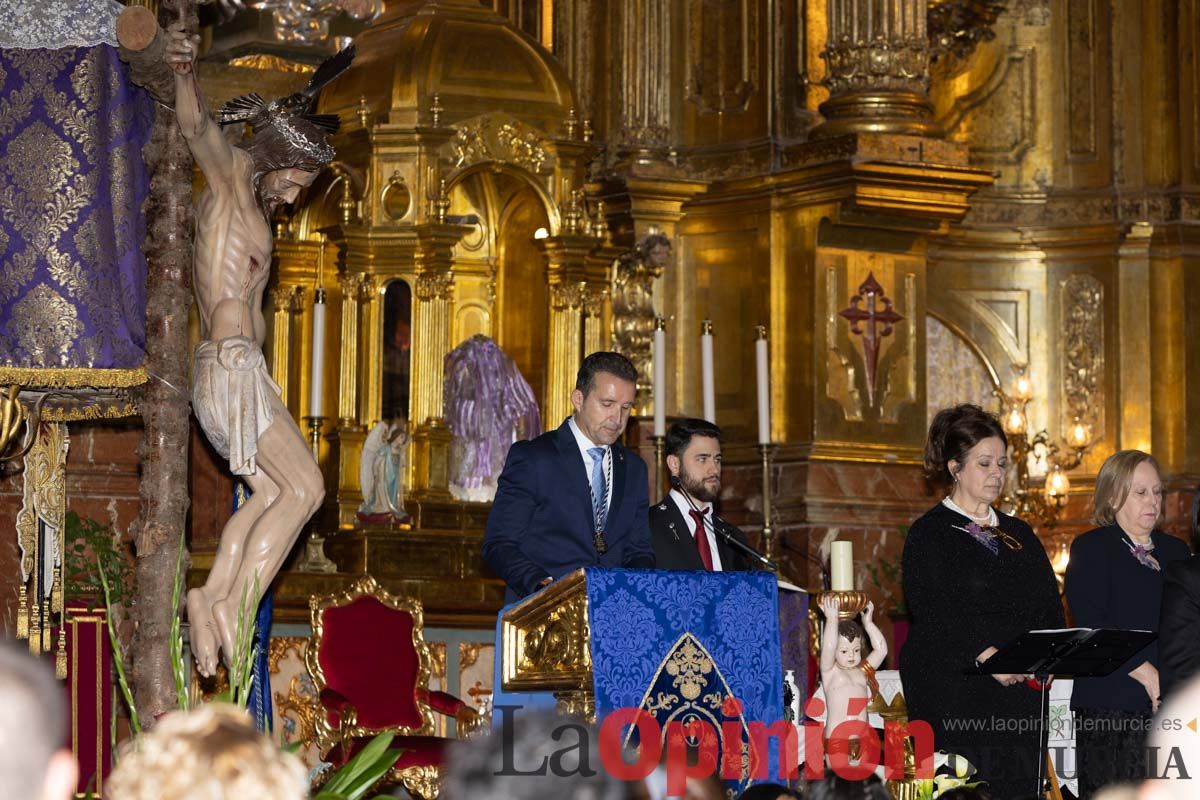 Pregón de Semana Santa en Caravaca por Álvaro Peña