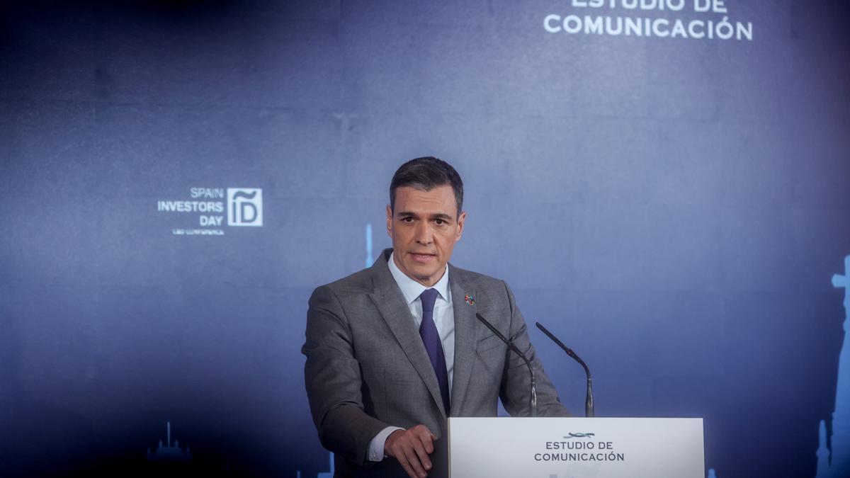 El presidente del Gobierno, Pedro Sánchez.