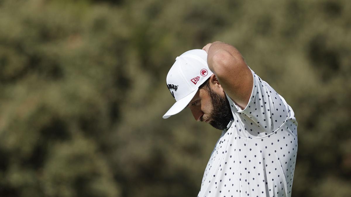 El golfista español Jon Rahm no tuvo el mejor debut en el Open de España