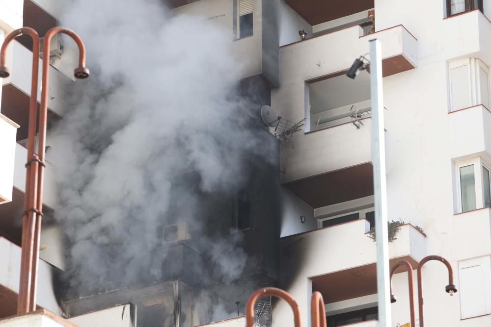 Incendio en Sant Antoni