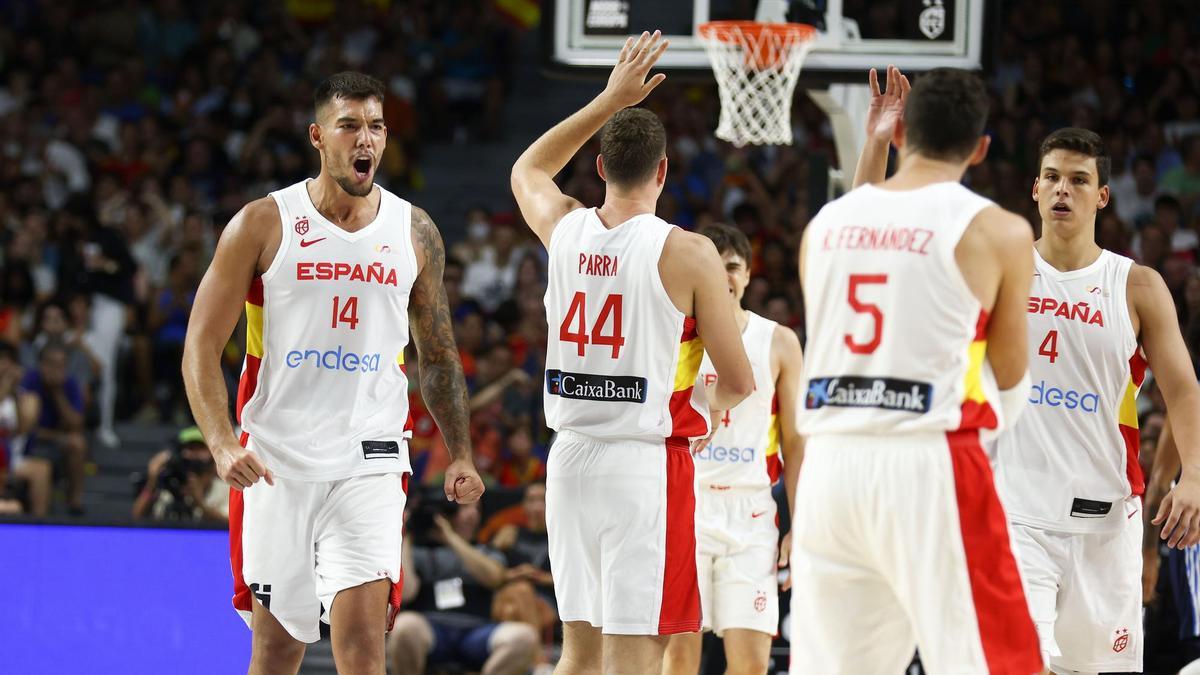 Una imagen de la selección española de baloncesto.