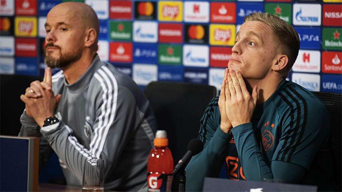 Van de Beek prefiere no pensar en el Real Madrid: "Hay cosas más importantes en este momento"