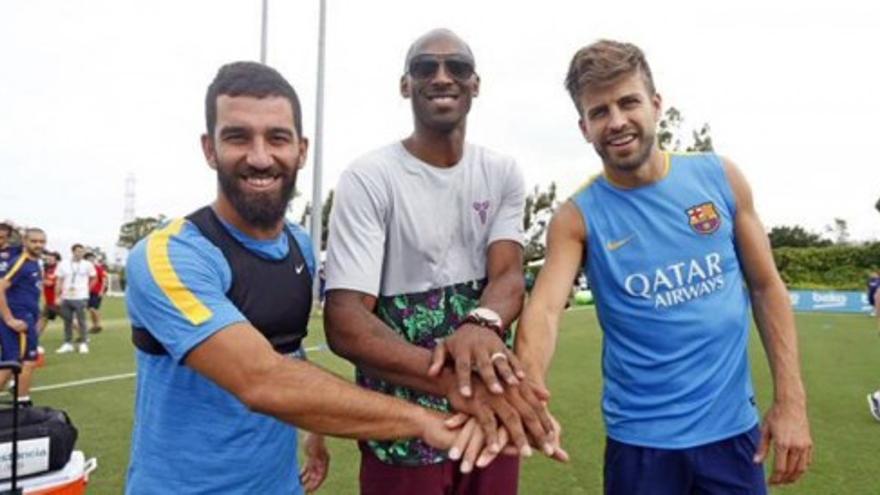 Kobe Bryant se suma al entrenamiento del Barça