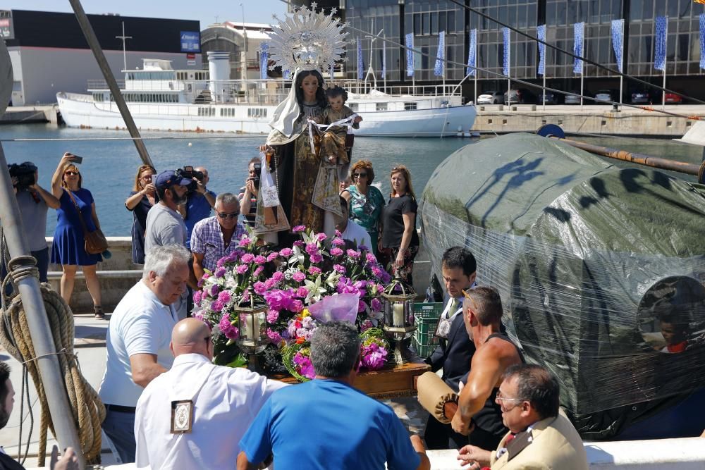 Celebración de la Virgen del Carmen en València