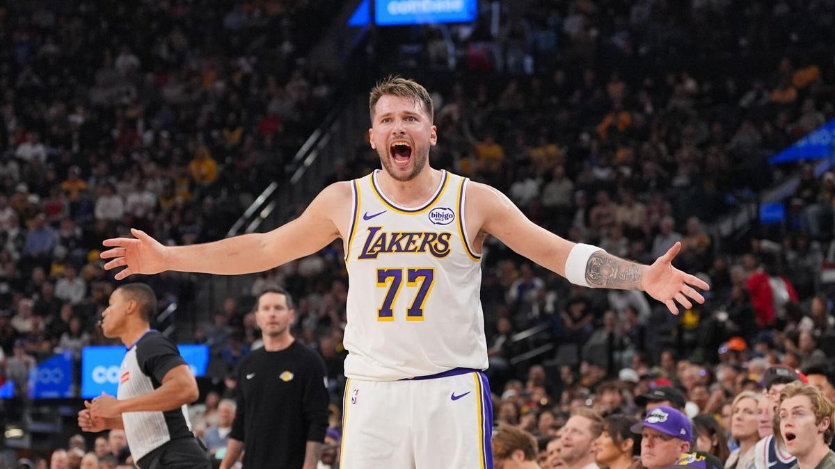 Luka Doncic, jugador de los Lakers