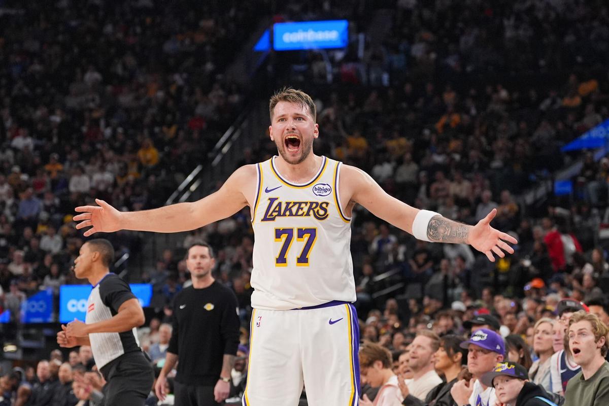 Luka Doncic, jugador de los Lakers