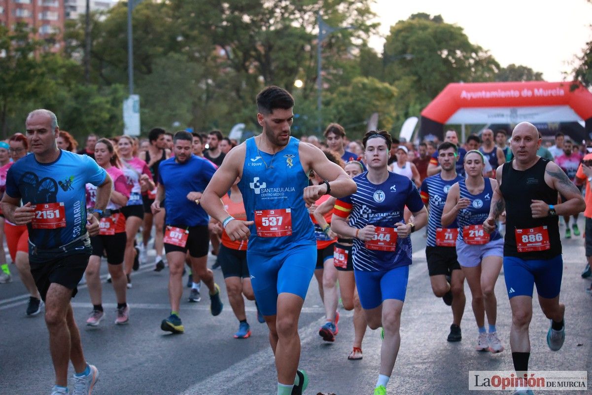 Las mejores imágenes de la carrera nocturna de Murcia