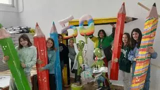 La falla del mig segle al CEIP 8 de Març de València