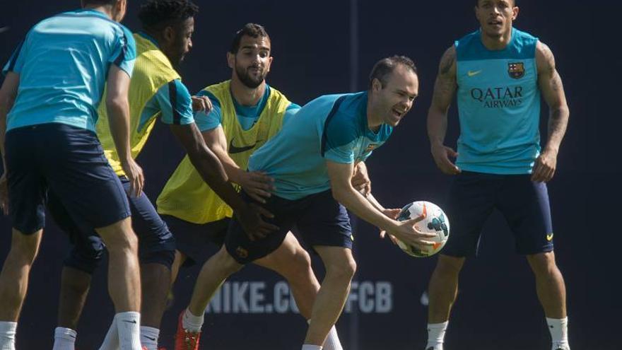 El Barcelona no contará con Iniesta y sí con Neymar para medirse mañana al Villarreal