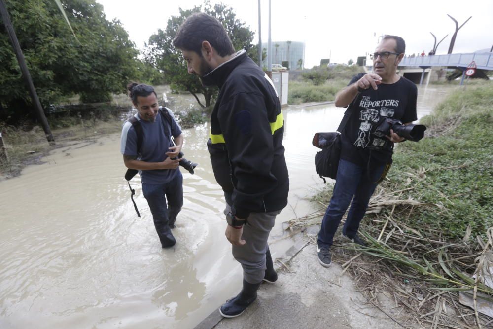 Así ha quedado la feria de La Fica tras la gota fría