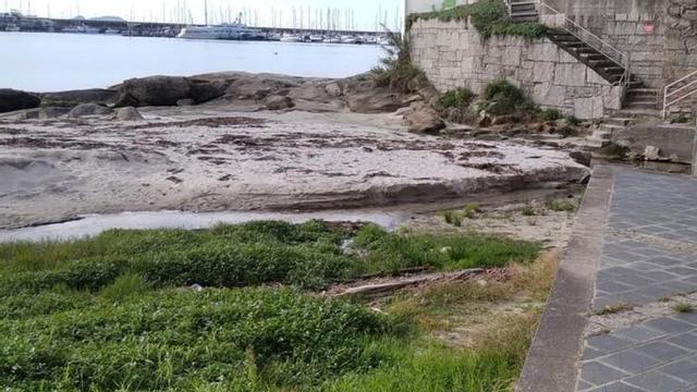 Estado de la playa.