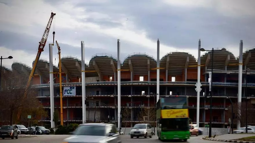Así avanzan las obras en el Nou Mestalla