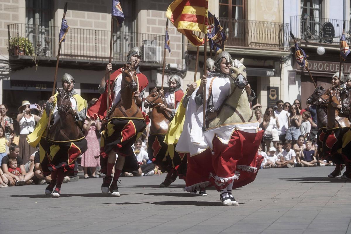 La imatgeria ha generat una gran expectació durant el diumenge de Festa Major de Manresa