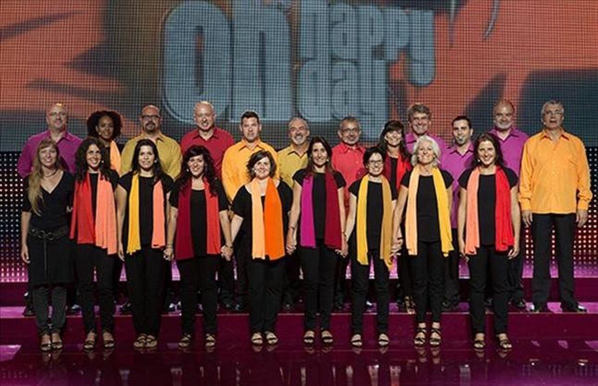 Imatge de la coral Gospelians i Gràcia, a ’Oh happy day’. Imatge de la coral Gospelians i Gràcia, a ’Oh happy day’.