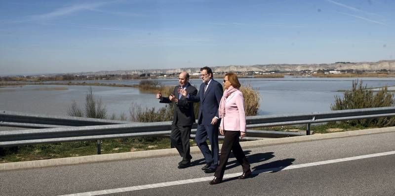 Fotogalería de la visita de Rajoy a la ribera del Ebro