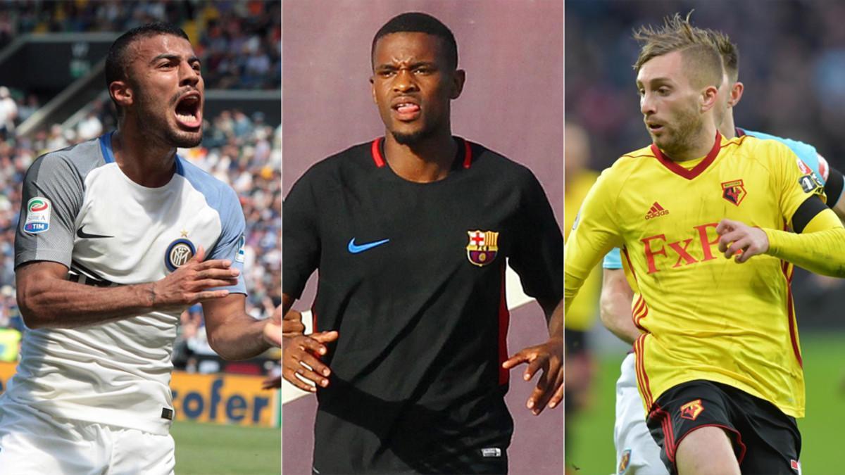 Rafinha Alcántara, Marlon Santos y Gerard Deulofeu esperan solucionar su futuro en breve